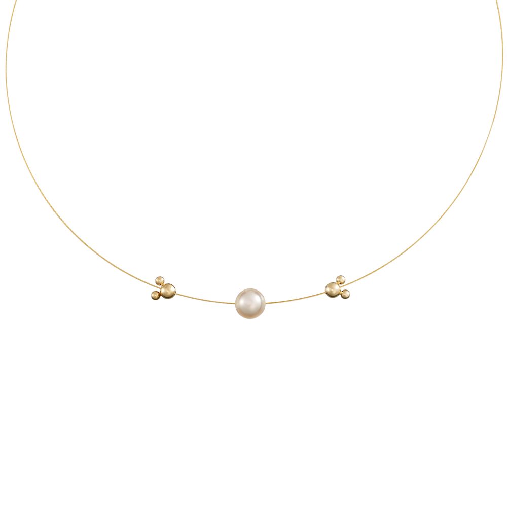 Mickey Mouse Icon Pearl Necklace