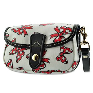 Minnie Mouse Bow Wristlet Bag by Dooney & Bourke - White