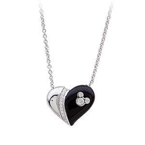 Mickey Mouse Magnetic Heart Necklace by Petra Azar