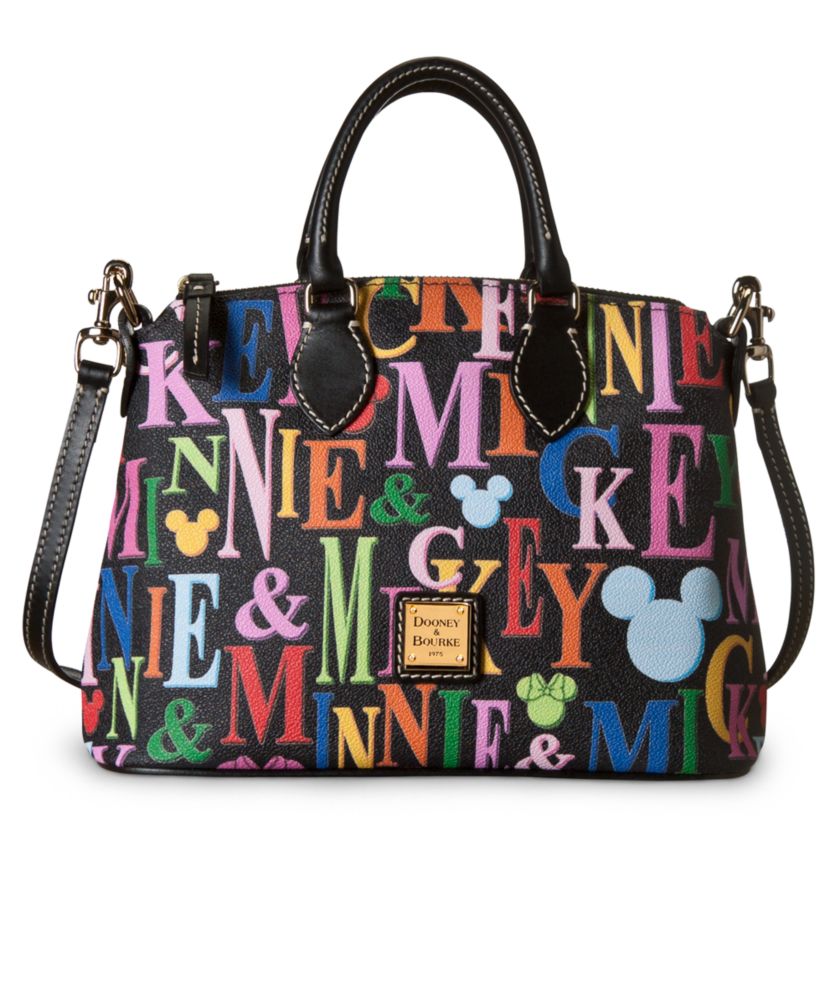 Mickey and Minnie Mouse Rainbow Crossbody Satchel by Dooney & Bourke