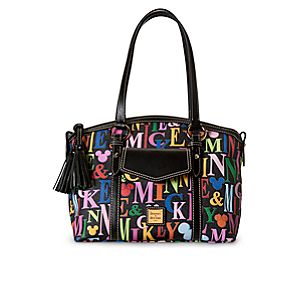 Mickey and Minnie Mouse Rainbow Crossbody Satchel by Dooney & Bourke