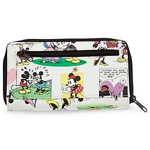 Mickey and Minnie Mouse Comic Strip Wallet
