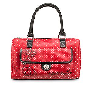 Minnie Mouse Polka Dot Barrel Bag