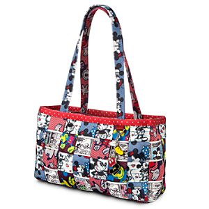 Mickey and Minnie Mouse Patchwork Large Satchel by Harveys