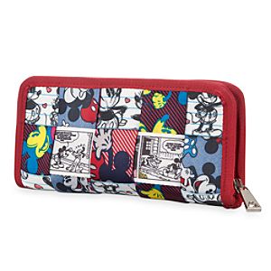 Mickey and Minnie Mouse Patchwork Clutch Wallet by Harveys
