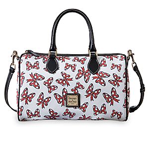 Minnie Mouse Bow Satchel Bag by Dooney & Bourke - White