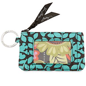Mickeys Perfect Petals Zip ID Case by Vera Bradley