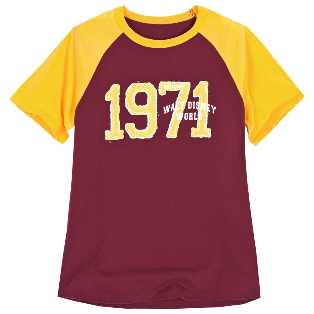 Collegiate Raglan Walt Disney World Tee for Adults 