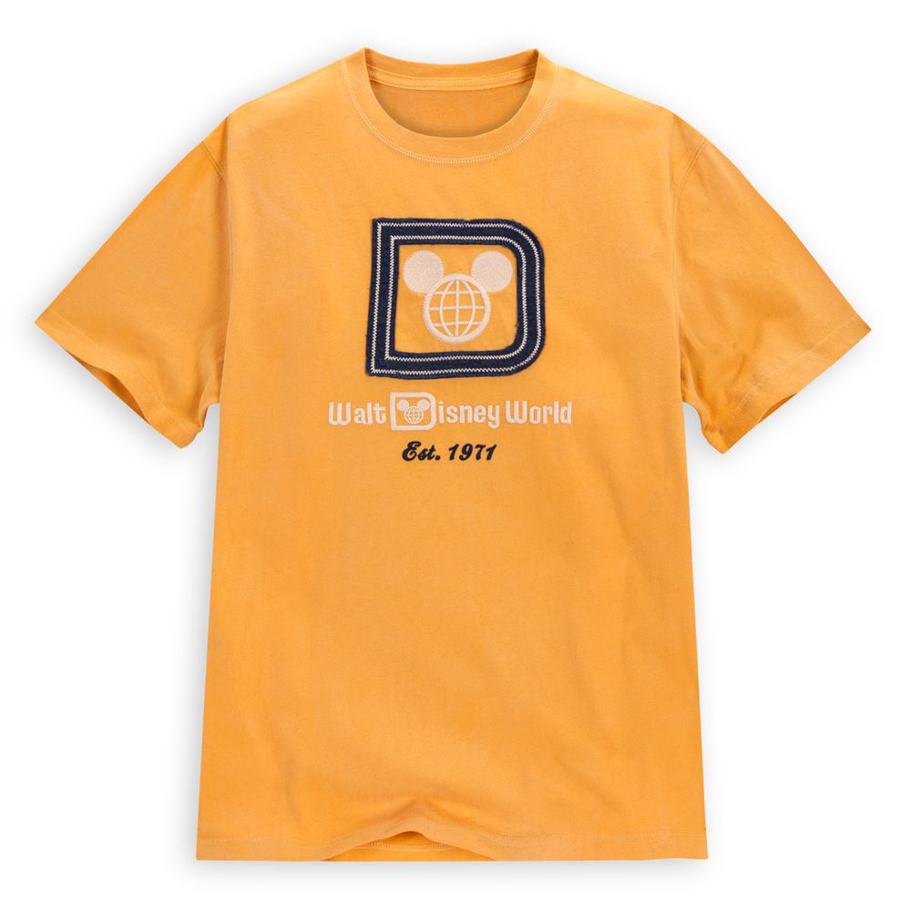 Vintage Style Gold Walt Disney World Tee for Men