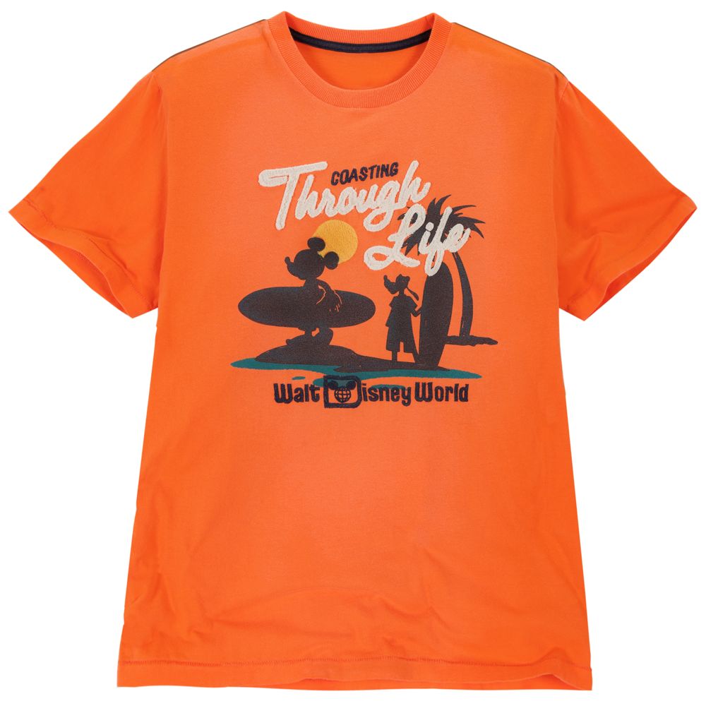 Coasting Walt Disney World Goofy and Mickey Mouse Tee for Men
