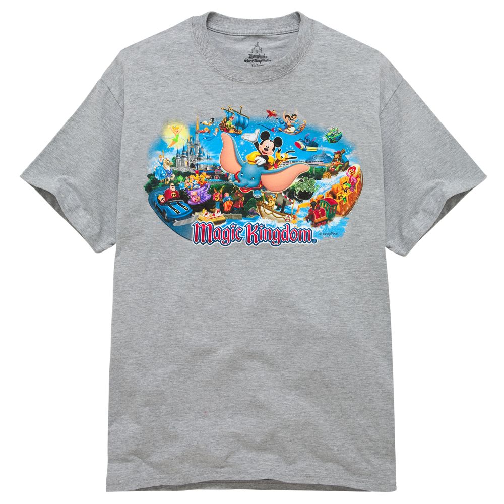 Disney Storybook Attractions Magic Kingdom Tee for Adults