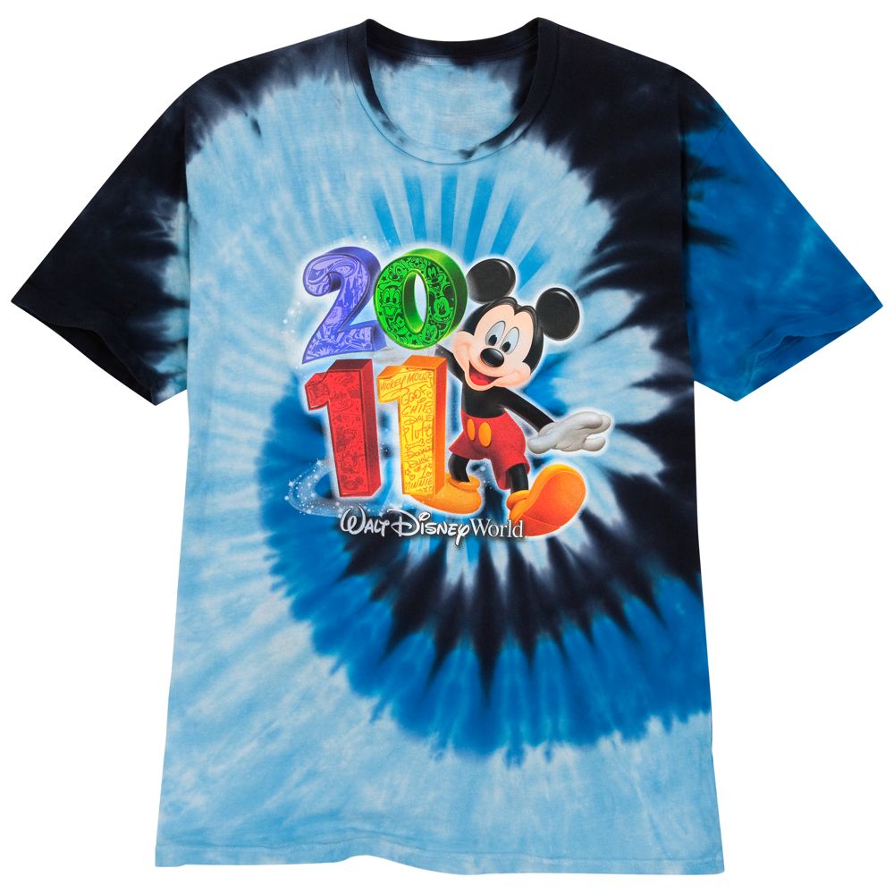 Tie Dye 2011 Walt Disney World Tee for Adults