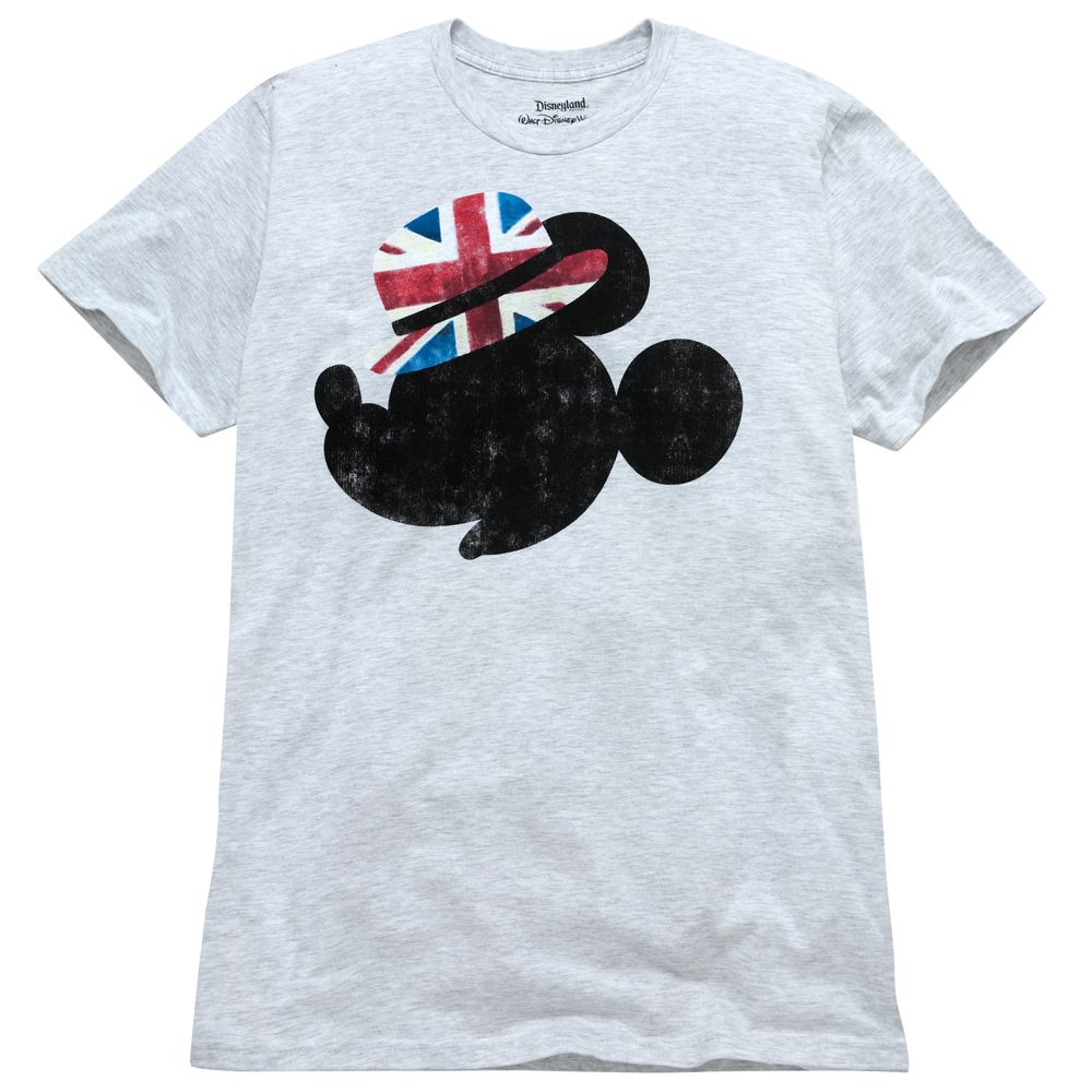Union Jack Hat Mickey Mouse Tee for Adults