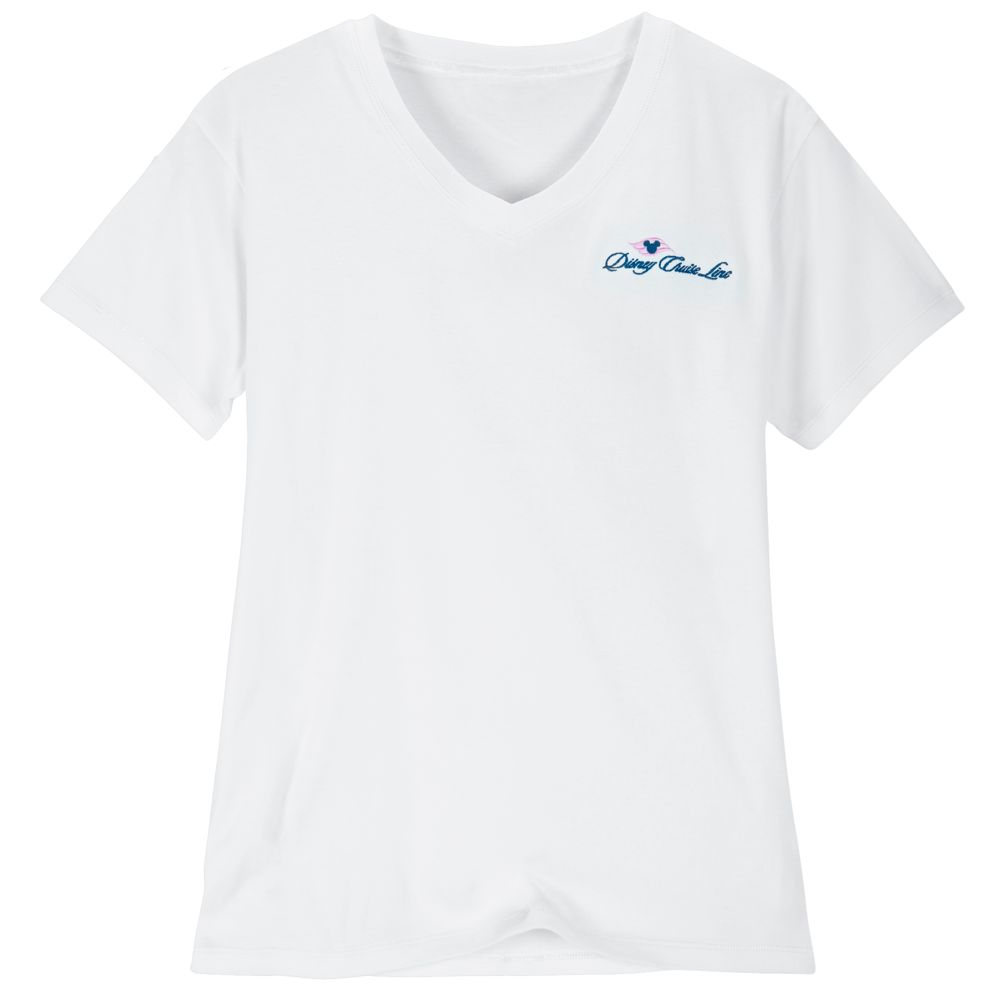 V-Neck Disney Cruise Line Tee for Women