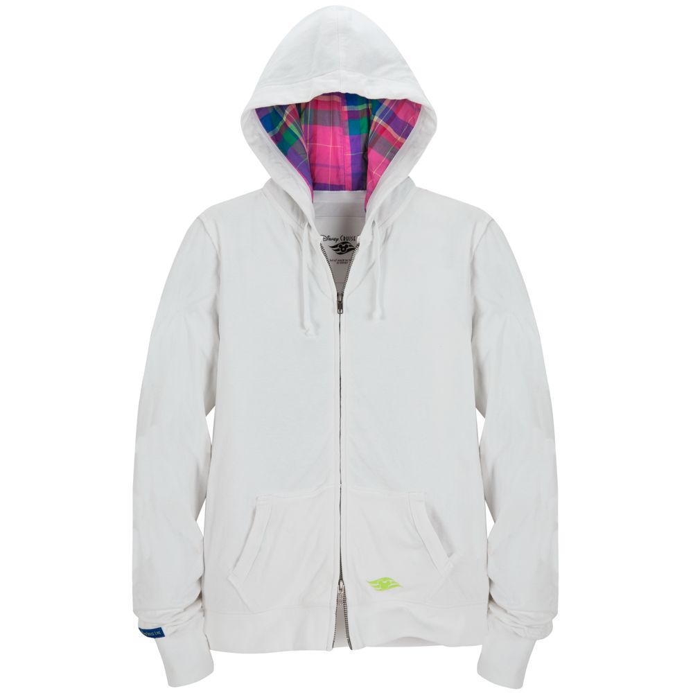 Hooded White Disney Cruise Line Jacket for Adults