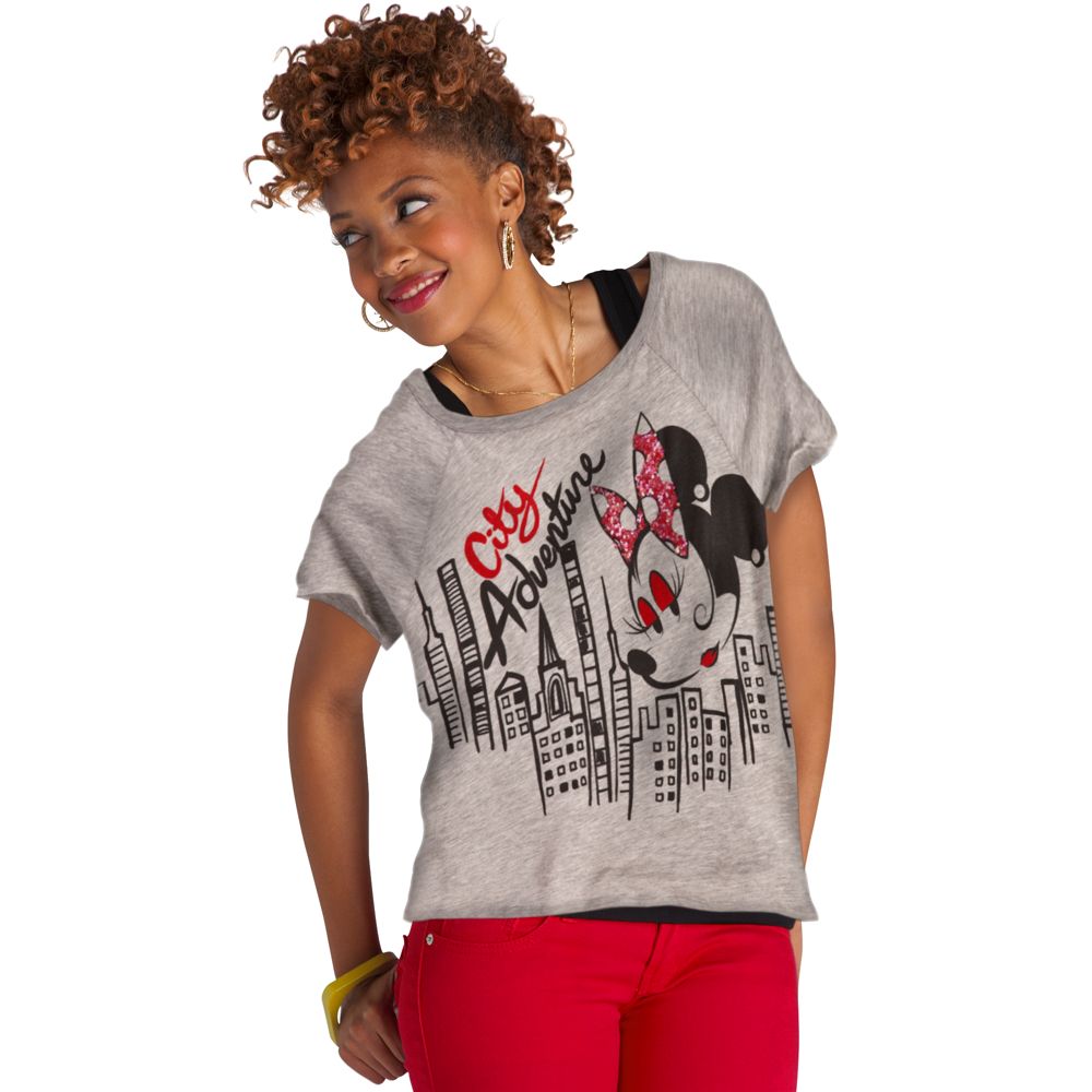 City Adventure Minnie Mouse Tee for Women