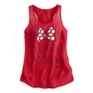 Minnie Mouse Bow Tank Top for Women