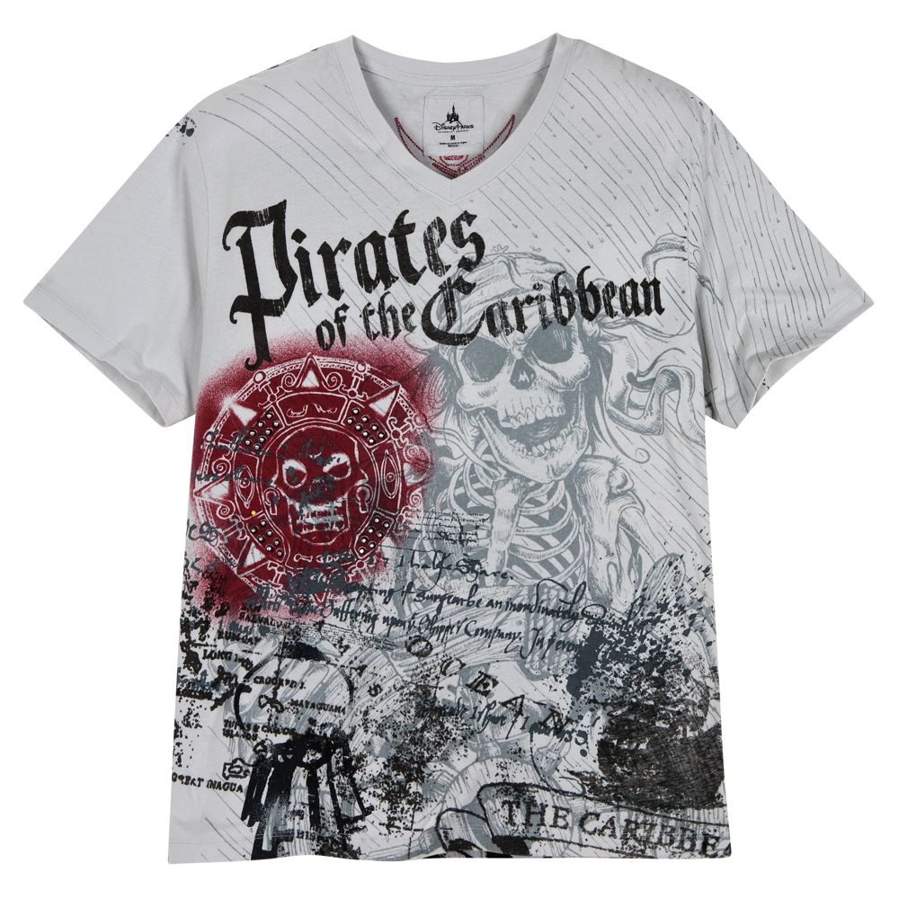 V-Neck Pirates of the Caribbean Tee for Men