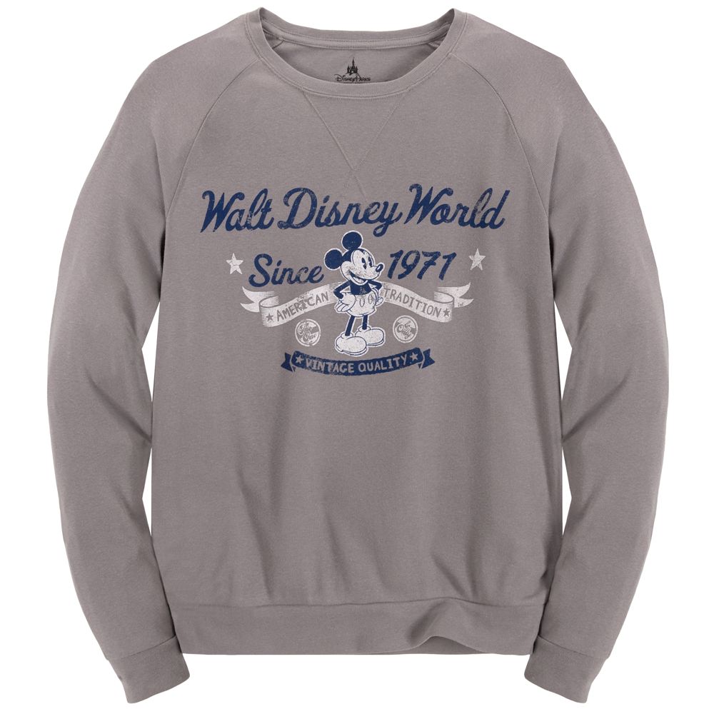 Raglan Long Sleeve Mickey Mouse Tee for Women