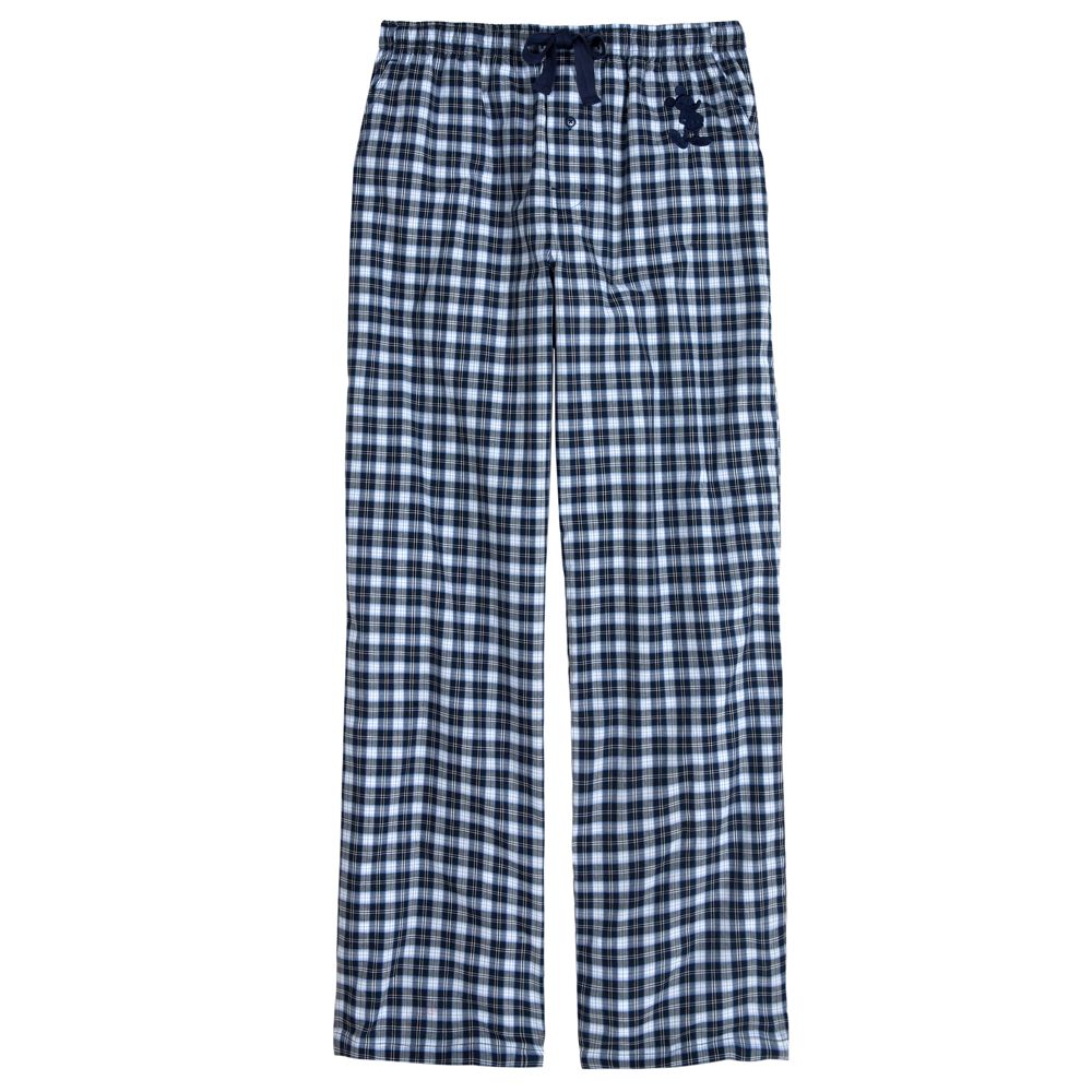Plaid Mickey Mouse Lounge Pants for Men