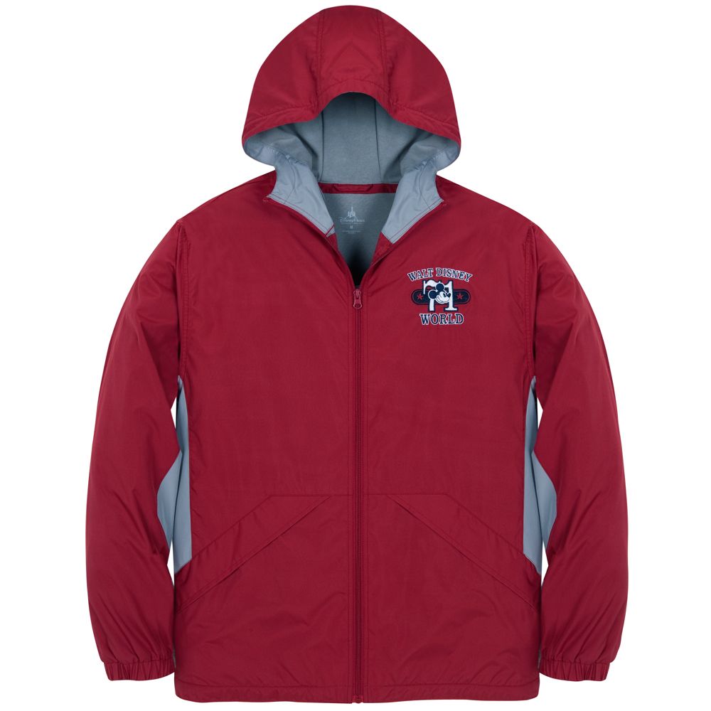 Walt Disney World Mickey Mouse Hooded Windbreaker Jacket for Men
