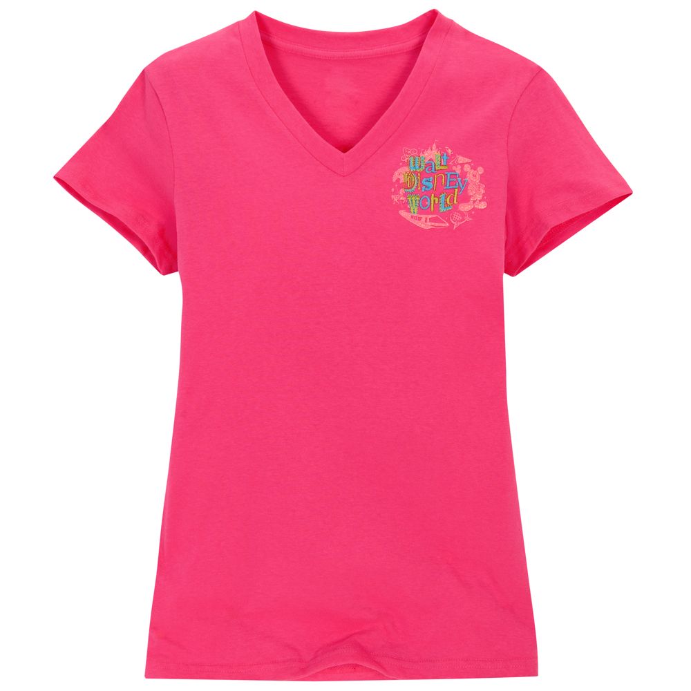 V-Neck Storybook Walt Disney World Tee for Women 