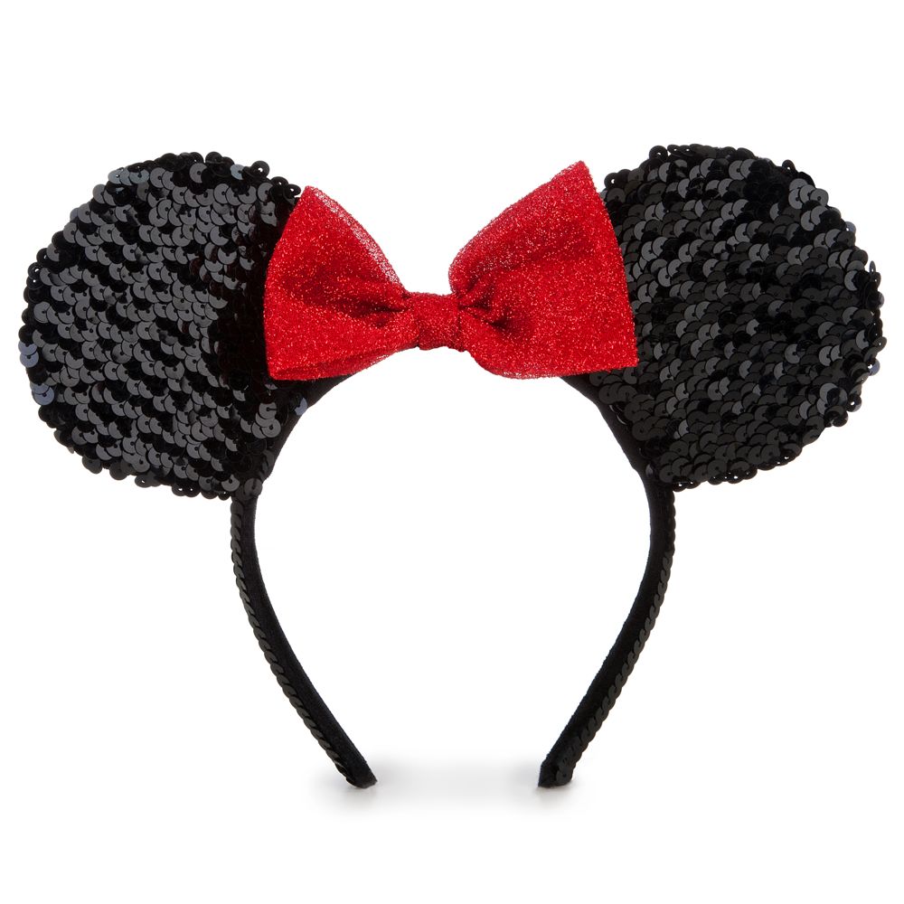 Sequined Minnie Mouse Ear Headband