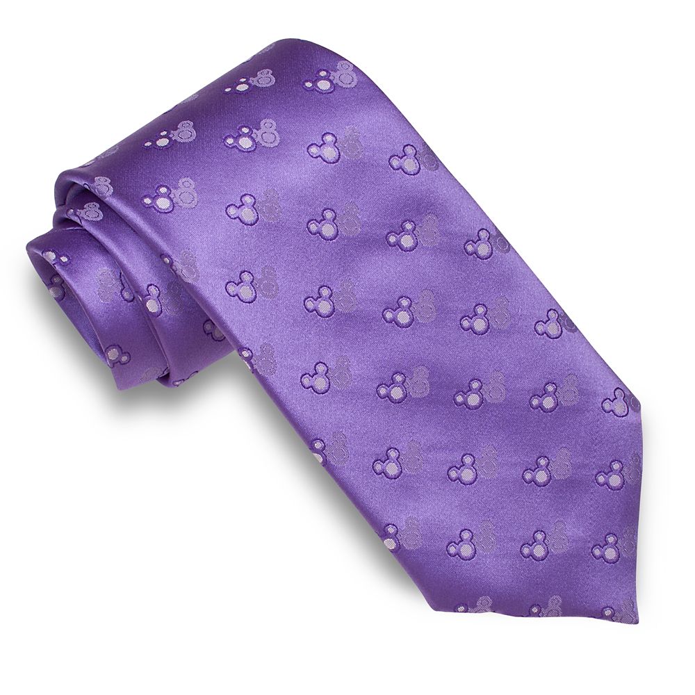 Twin Icon Silk Mickey Mouse Tie for Men