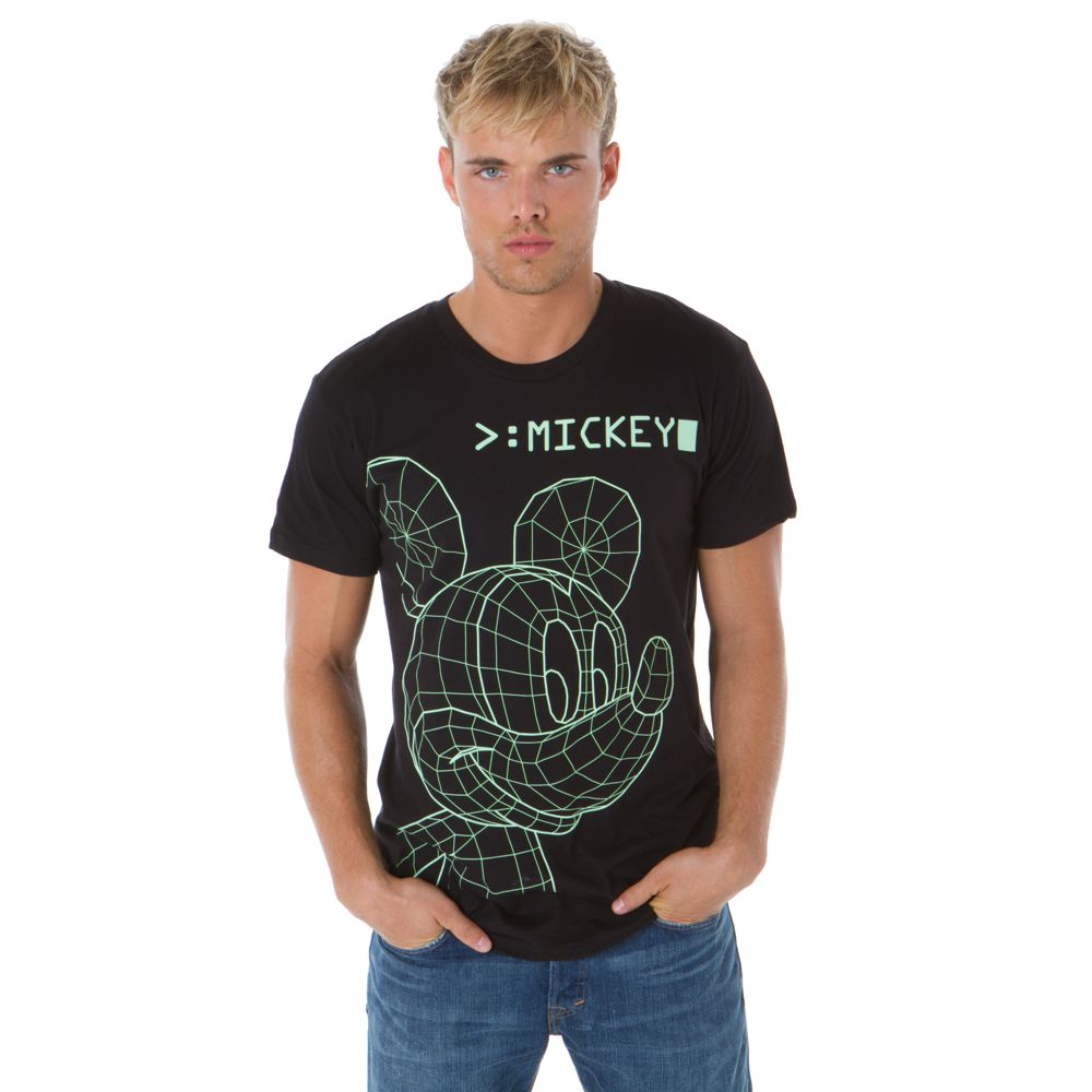 Computer Mickey Mouse Tee for Adults