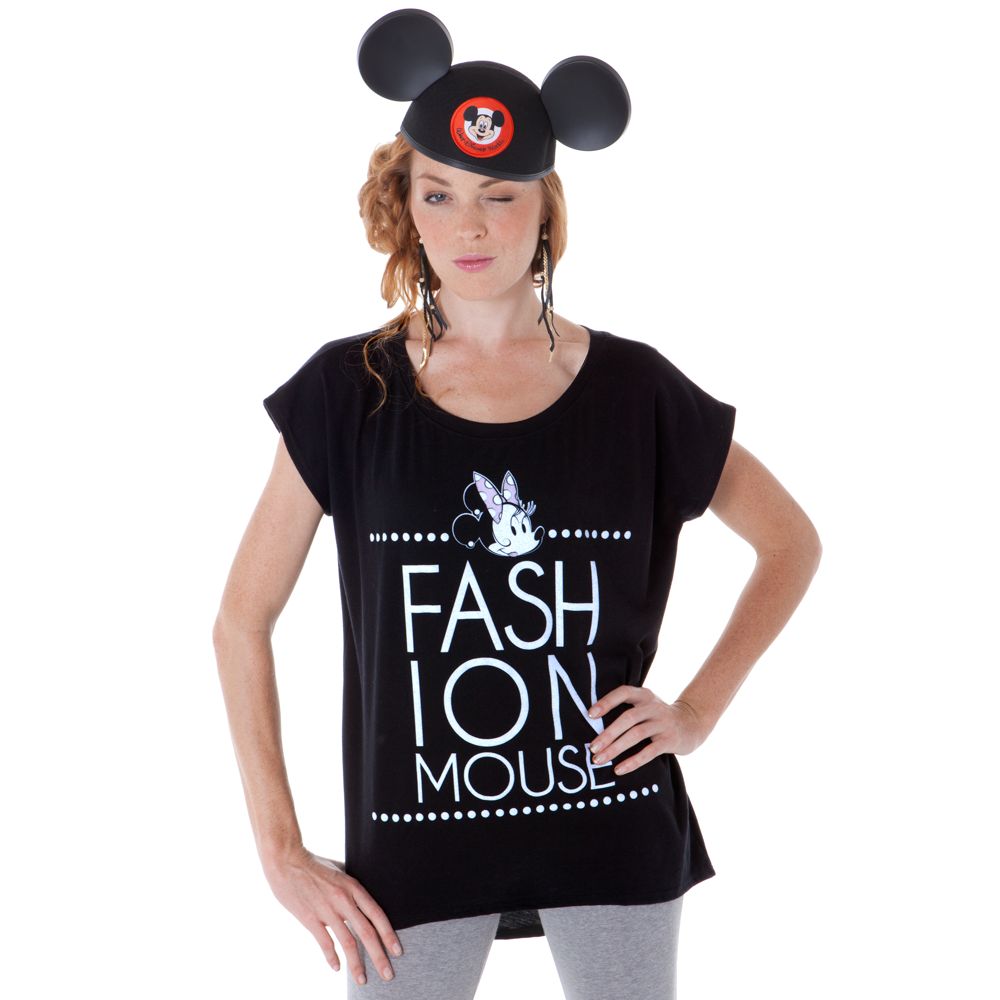 Ooh La La Fashion Mouse Minnie Mouse Tee for Women