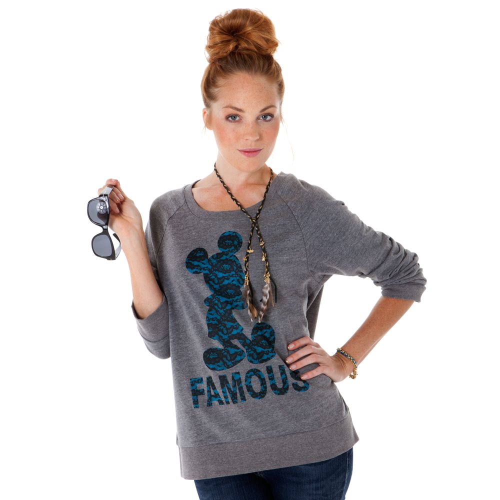 Raglan Famous Mickey Mouse Tee for Women