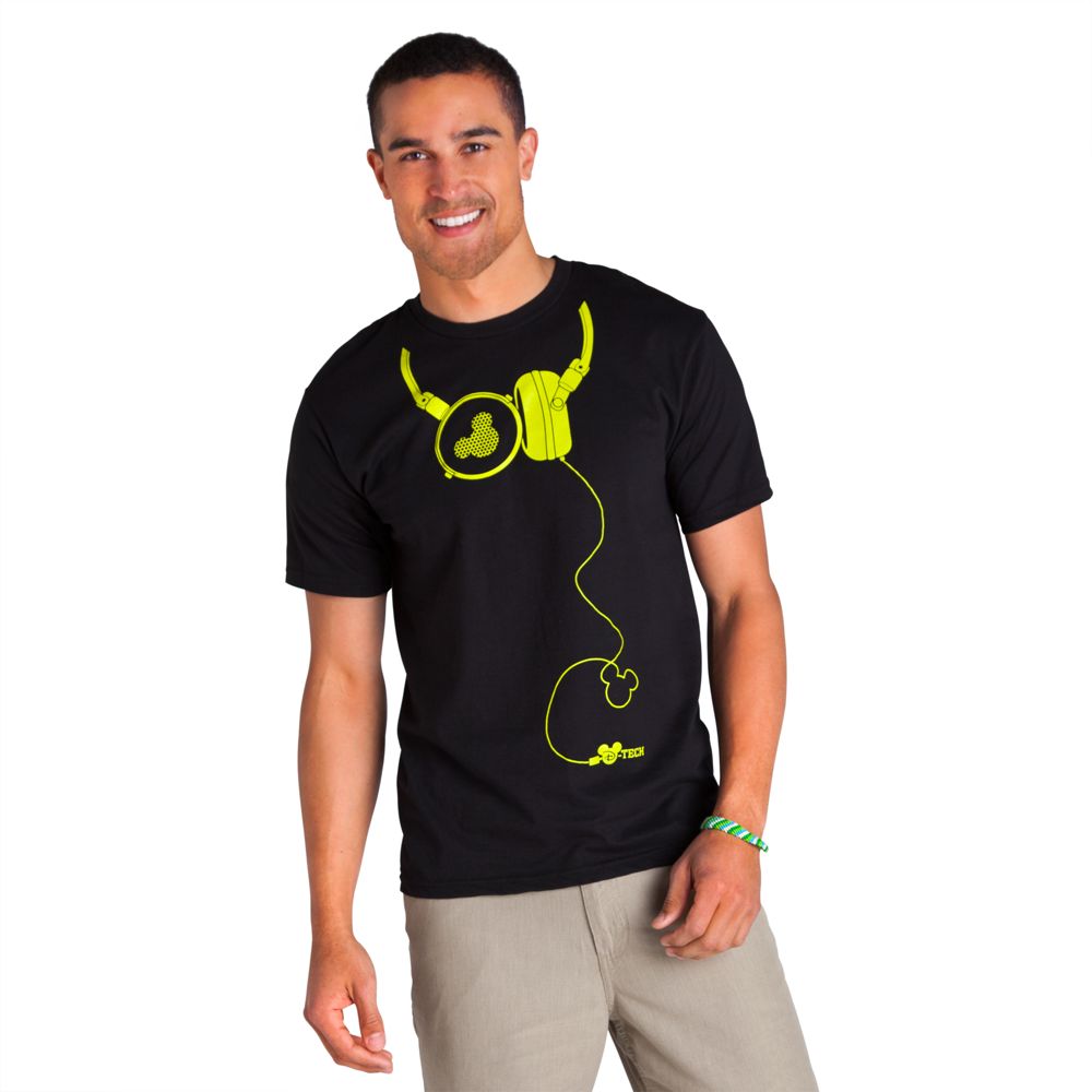 Headphone Mickey Mouse Tee for Men