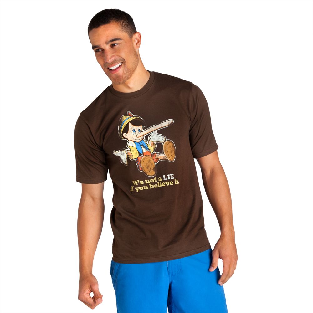 Its Not A LIE If You Believe It" Pinocchio Tee for Adults