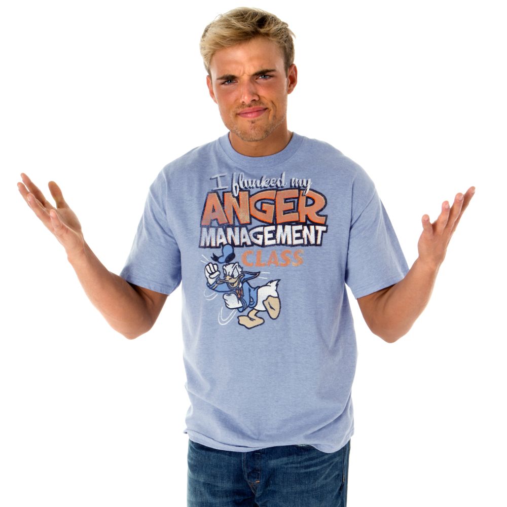 "Anger Management" Donald Duck Tee for Men