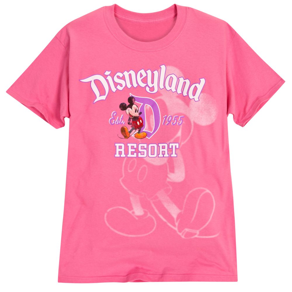 Mickey Mouse Disneyland Resort Tee for Women -- Pink