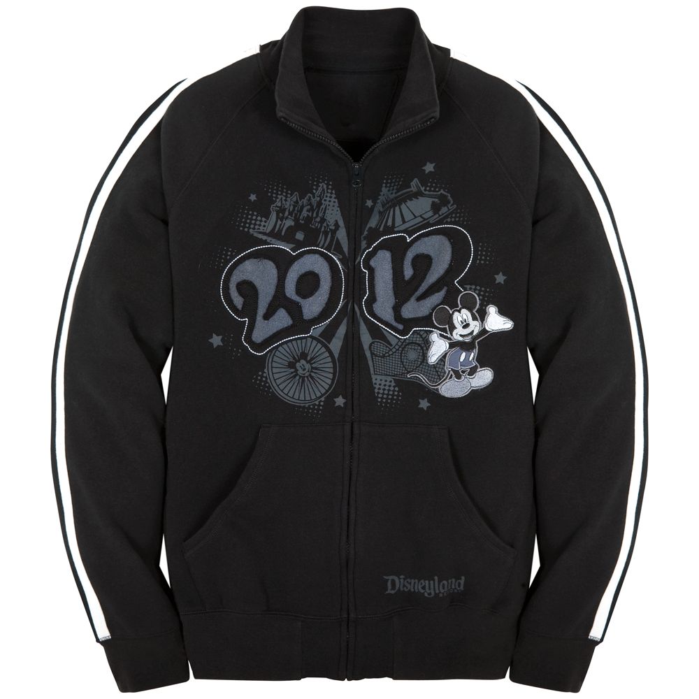 2012 Disneyland Fleece Track Jacket for Men