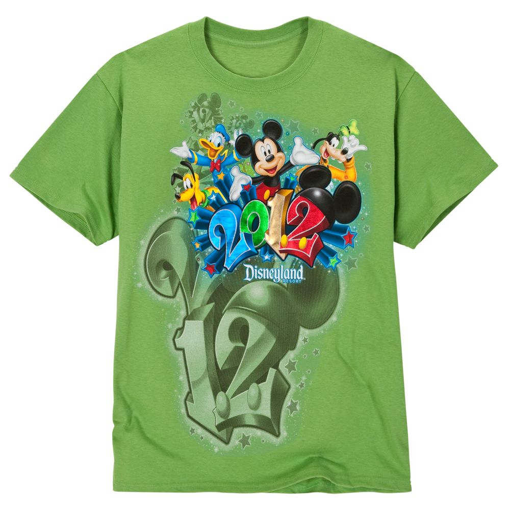 2012 Embossed Foil Disneyland Resort Tee for Adults