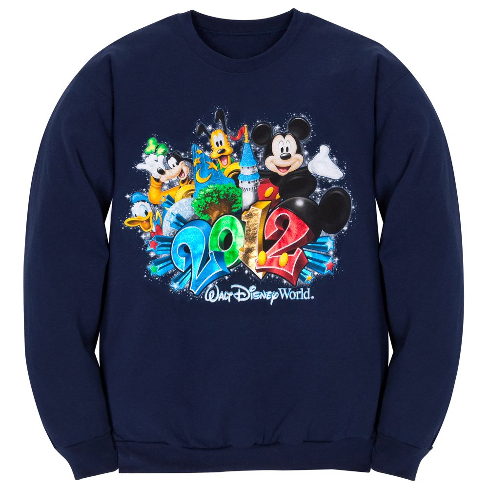 Fleece 2012 Walt Disney World Resort Sweatshirt for Adults