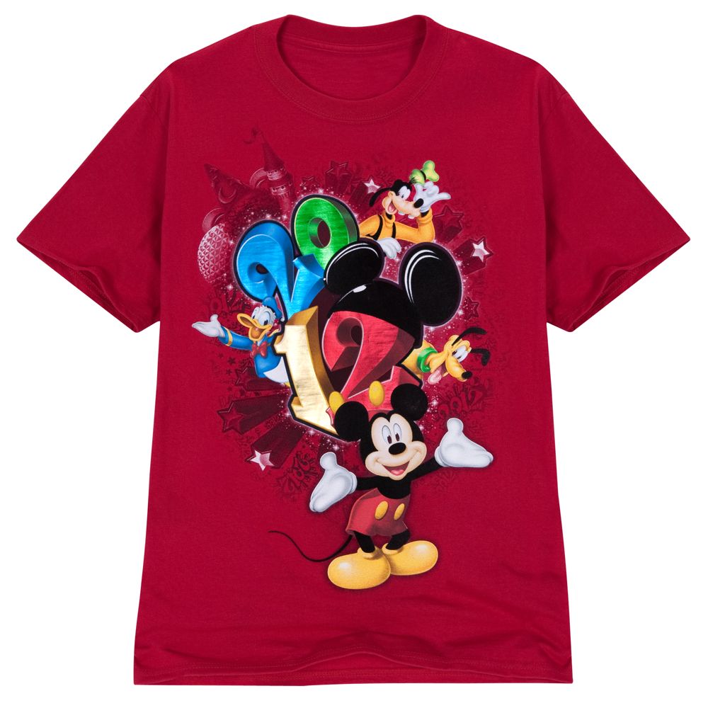 Double-Sided 2012 Disneyland Resort Tee for Men