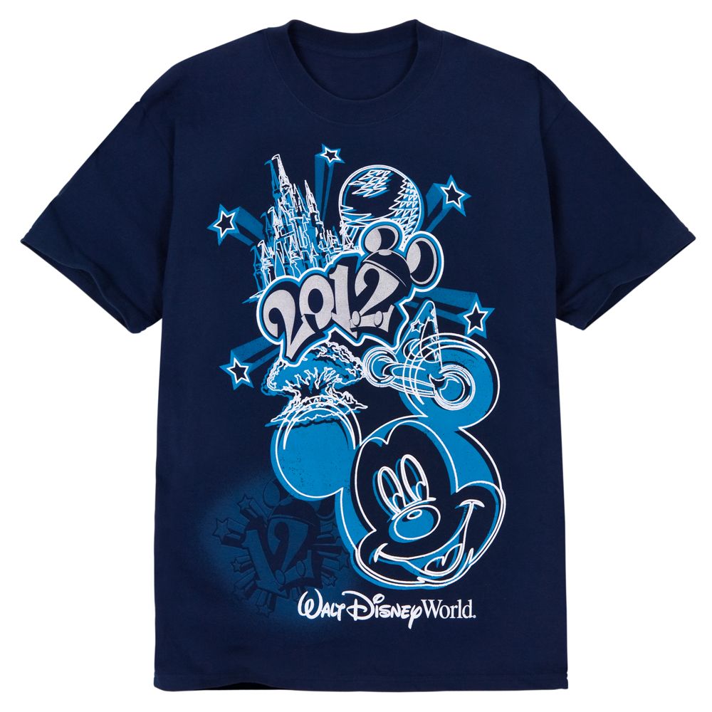 Contemporary 2012 Walt Disney World Resort Tee for Men