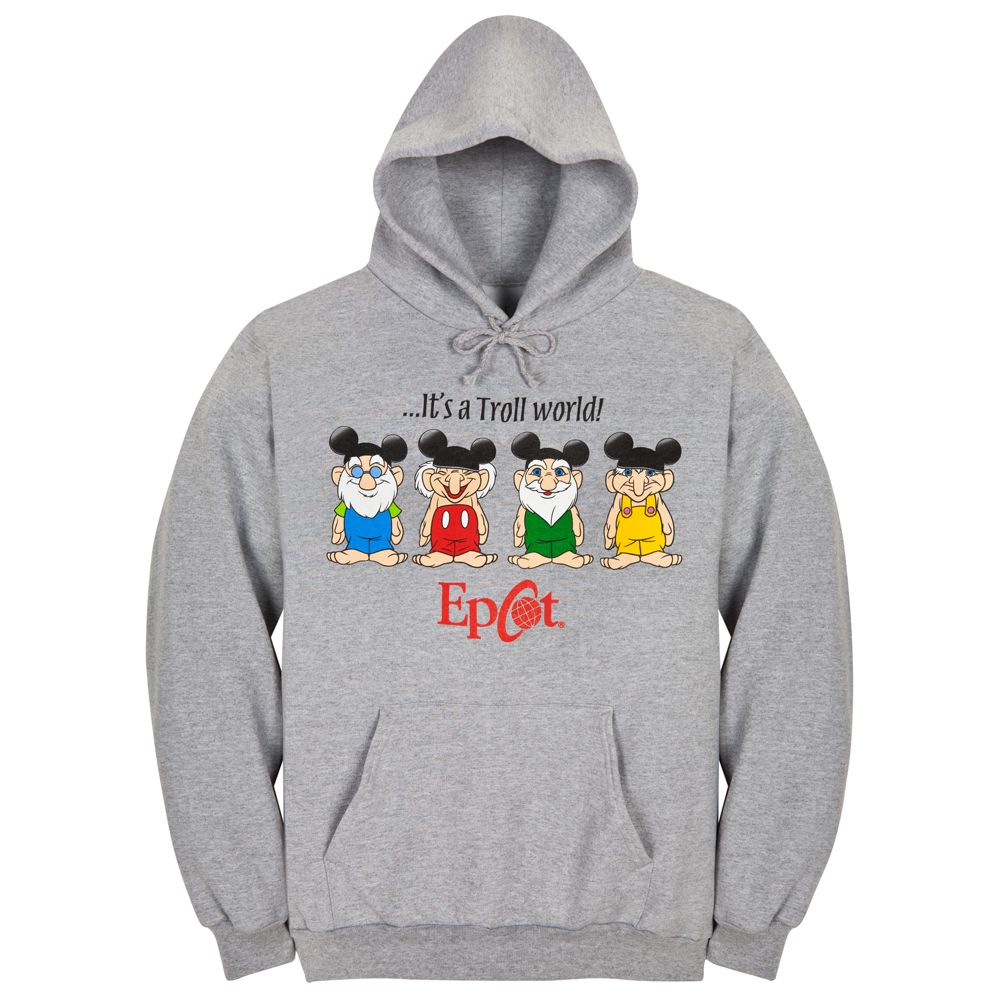 Pullover Epcot World Showcase Norway Pavilion Its a Troll World Hoodie for Adults