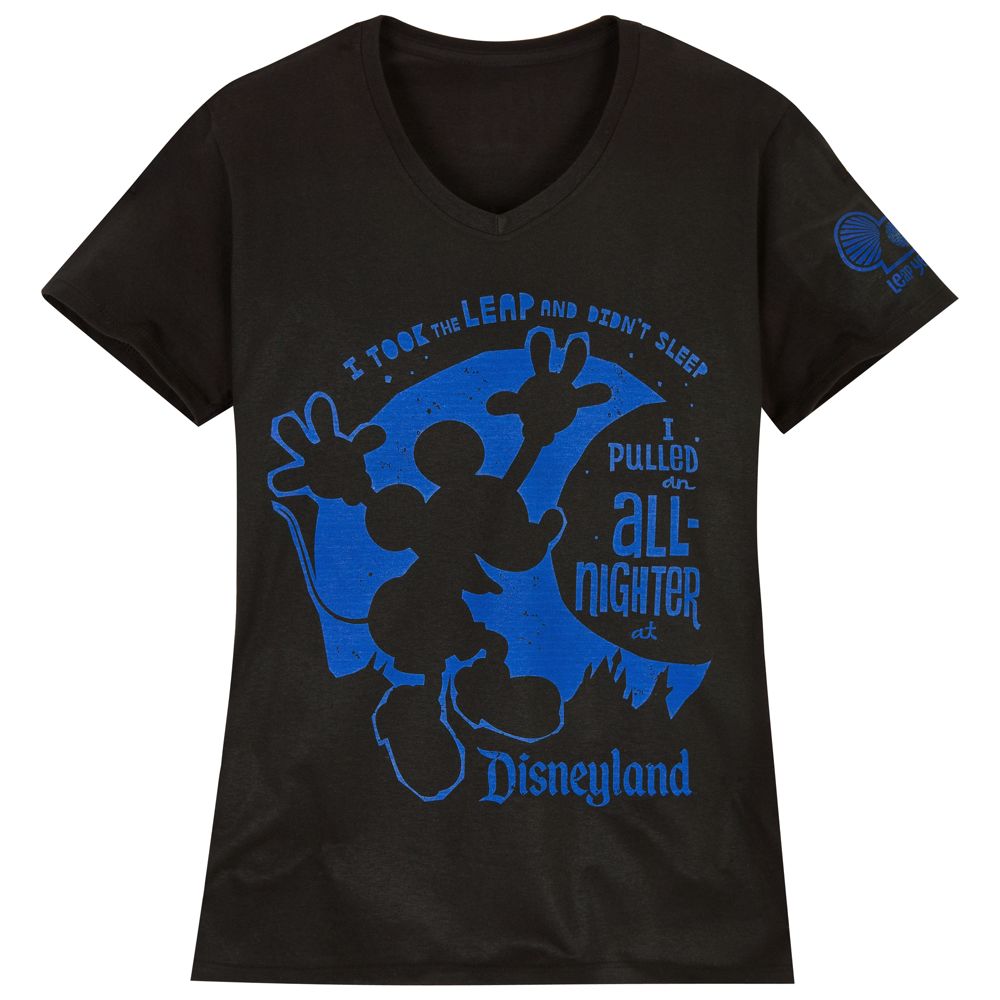 V-Neck One More Disney Day Disneyland Tee for Women