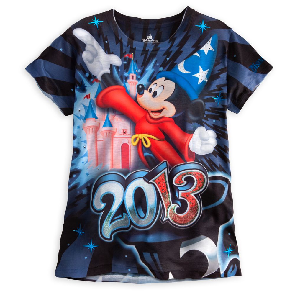 Sorcerer Mickey Mouse Tee for Women - Disneyland 2013