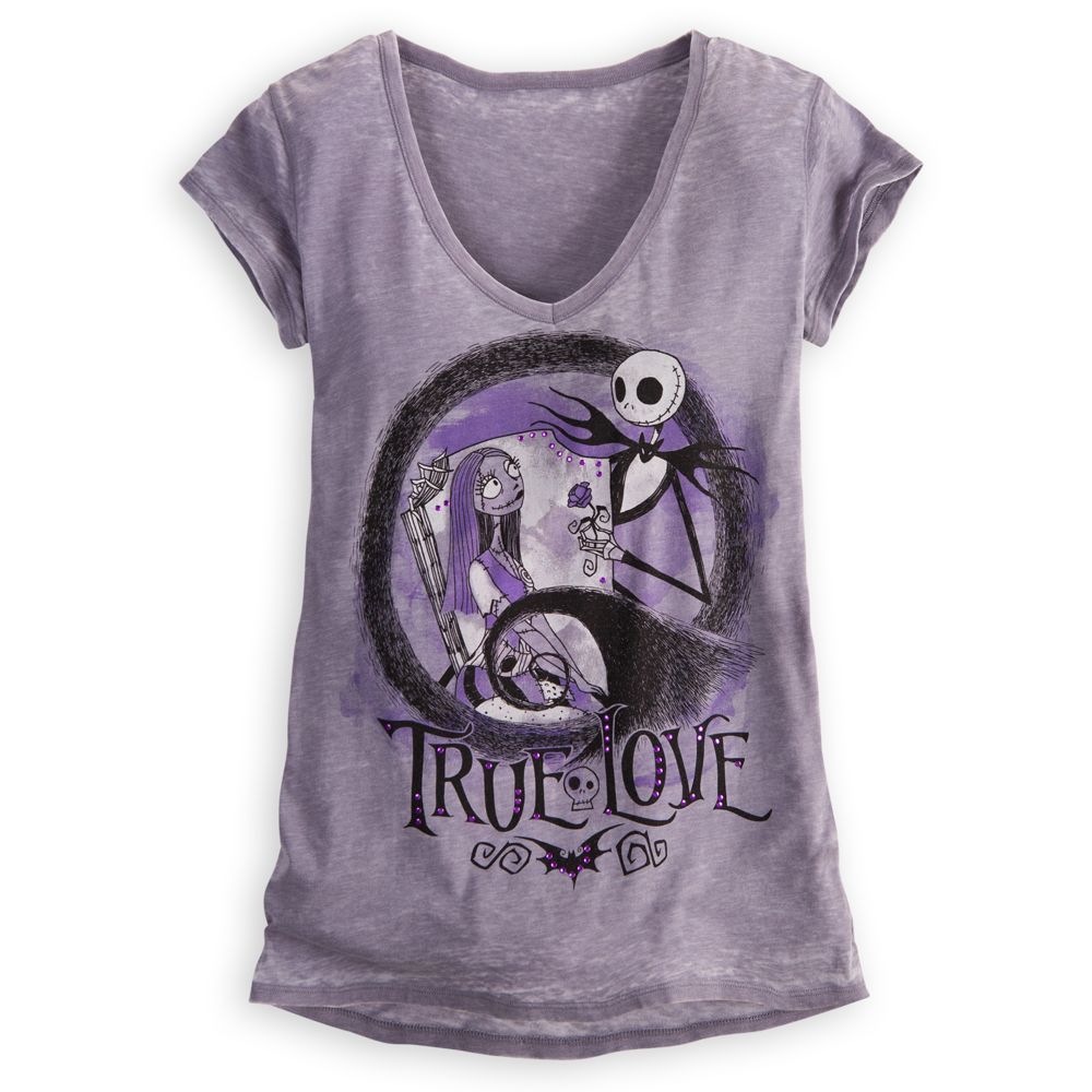 True Love Sally and Jack Skellington Tee for Women