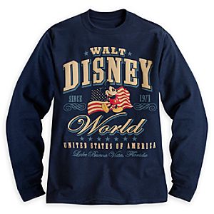 Mickey Mouse Long Sleeve Tee for Men - Walt Disney World