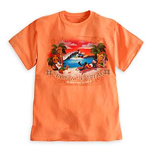 Mickey Mouse and Friends Tiki Tee for Men - Disneyland