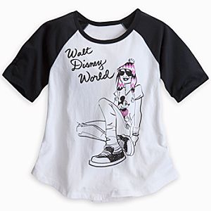 Mickey Mouse Fashion Girl Raglan Tee for Women - Walt Disney World