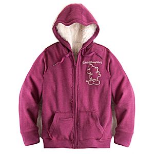 Mickey Mouse Fur-Lined Hoodie for Women - Walt Disney World