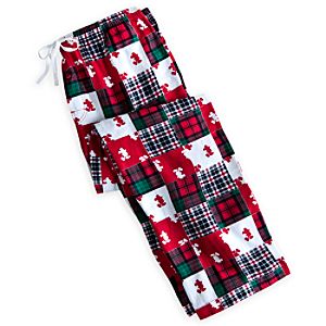 Mickey Mouse Patchwork Lounge Pants for Adults