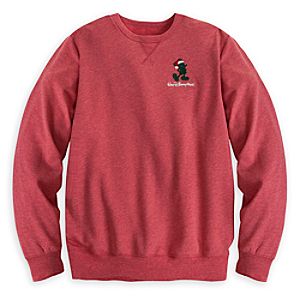 Santa Mickey Mouse Long Sleeve Tee for Adults - Walt Disney World